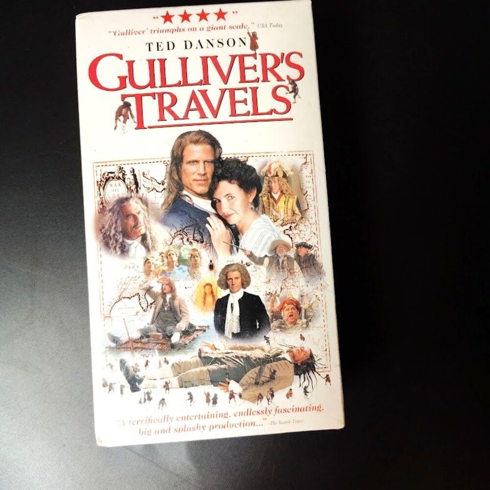 New Gullivers Travels VHS Ted Danson Mary Steenbergen Hallmark Movie